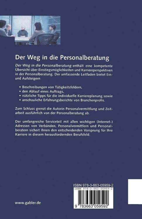 Produktbild: Der Weg in die Personalberatung