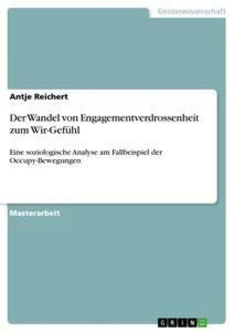 Produktbild: Der Wandel von Engagementverdrossenheit zum Wir-Gef&uuml;hl