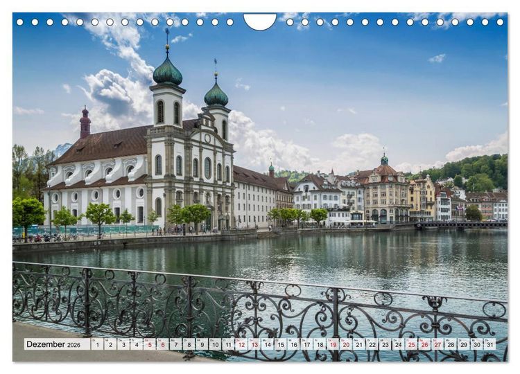 Produktbild: LUZERN Idyllische Impressionen (Wandkalender 2026 DIN A4 quer), CALVENDO Monatskalender