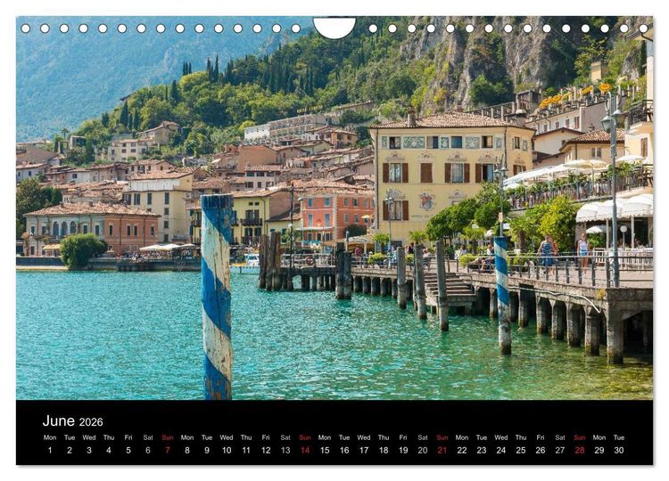 Produktbild: Lake Garda Italy (Wall Calendar 2026 DIN A4 landscape), CALVENDO 12 Month Wall Calendar