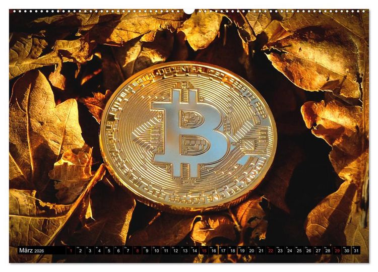 Produktbild: Bitcoins (Wandkalender 2026 DIN A2 quer), CALVENDO Monatskalender