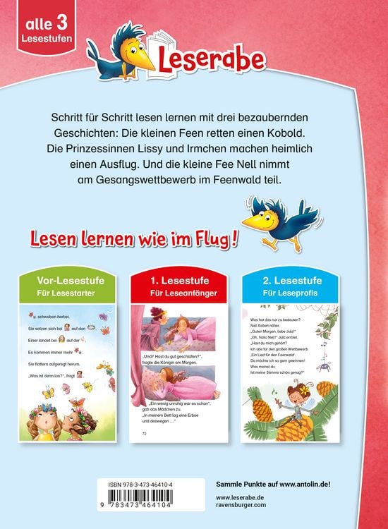 Produktbild: Leserabe Sonderausgaben - Prinzessinnen- und Feengeschichten zum Lesenlernen