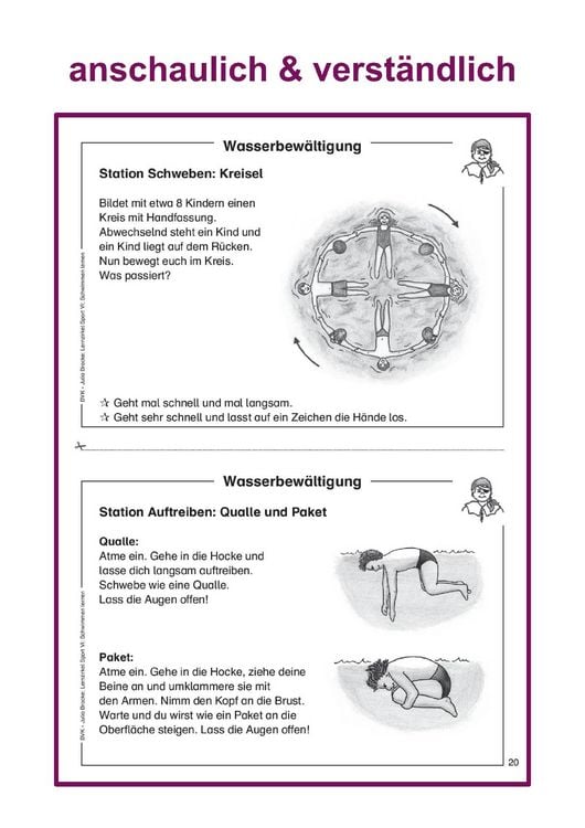 Produktbild: Lernzirkel Sport VI: Schwimmen lernen