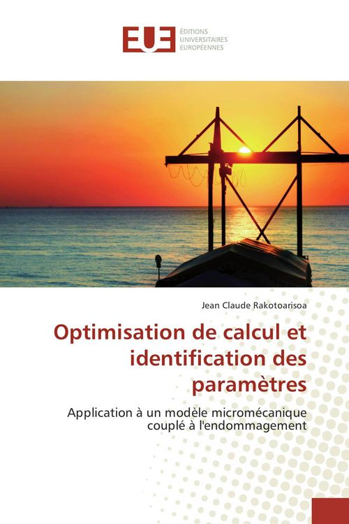Produktbild: Optimisation de calcul et identification des param&egrave;tres