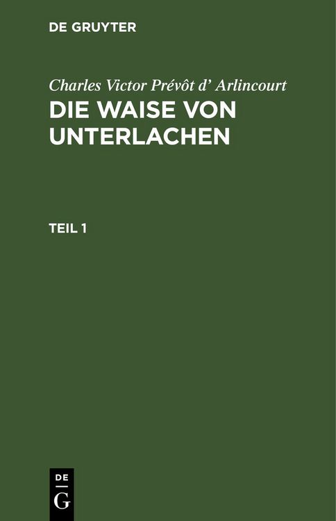 Produktbild: Die Waise von Unterlachen. Teil 1