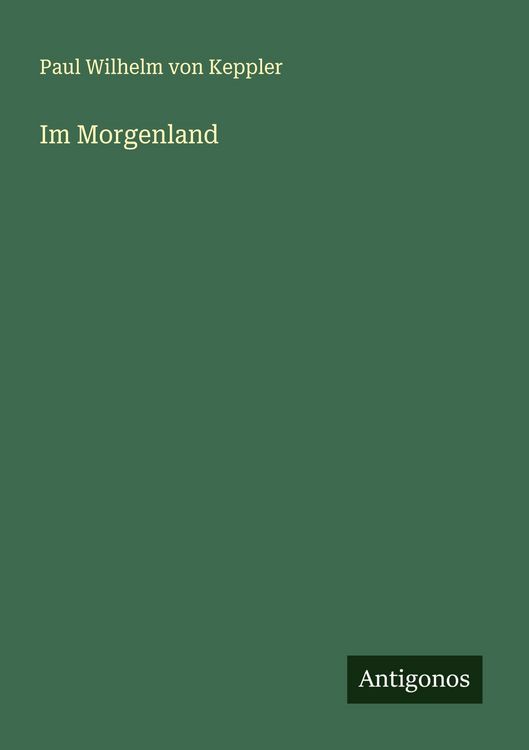 Produktbild: Im Morgenland