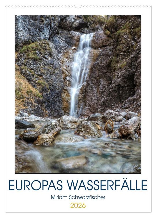 Produktbild: Europas Wasserf&auml;lle (Wandkalender 2026 DIN A2 hoch), CALVENDO Monatskalender