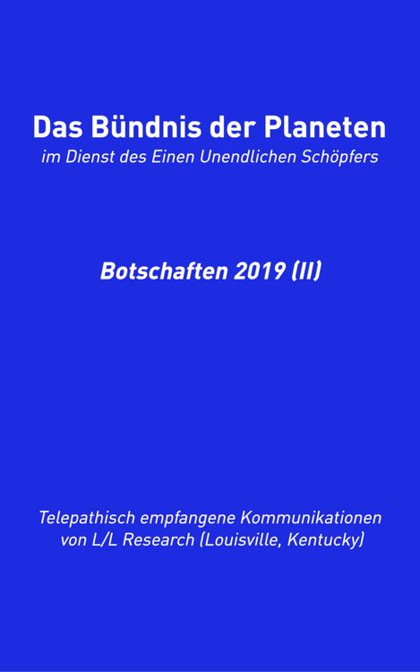 Produktbild: Botschaften 2019 (II)