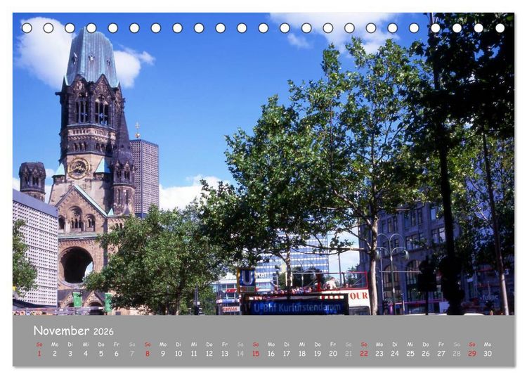 Produktbild: Weltstadt Berlin (Tischkalender 2026 DIN A5 quer), CALVENDO Monatskalender