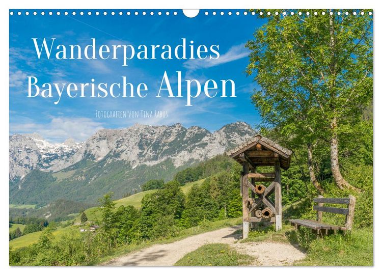 Produktbild: Wanderparadies Bayerische Alpen (Wandkalender 2026 DIN A3 quer), CALVENDO Monatskalender