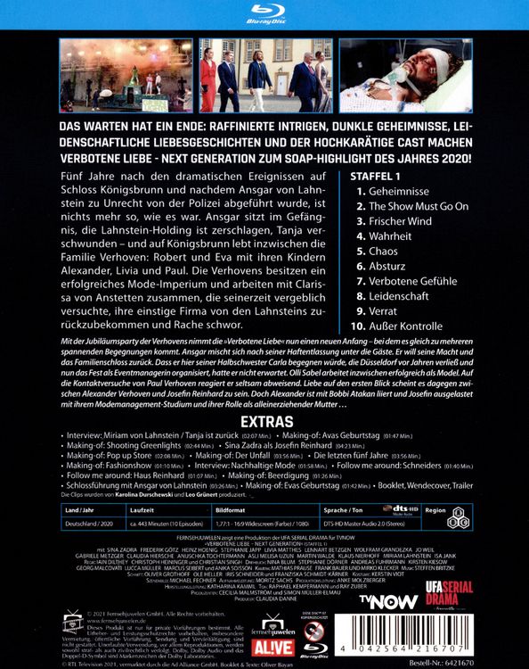 Produktbild: Verbotene Liebe - Next Generation - Staffel 1 (Fernsehjuwelen)