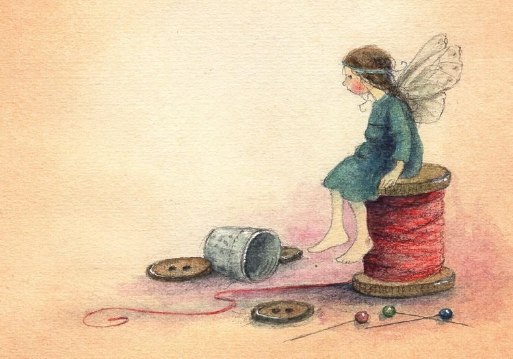 Produktbild: Postkartenbuch "Elfentr&auml;ume"