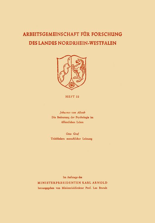 Produktbild: Arbeitsgemeinschaft f&uuml;r Forschung des Landes Nordrhein-Westfalen