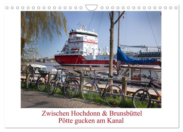 Produktbild: Zwischen Hochdonn & Brunsb&uuml;ttel: P&ouml;tte gucken am Kanal (Wandkalender 2026 DIN A4 quer), CALVENDO Monatskalender