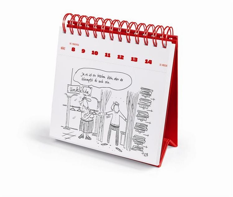 Produktbild: Hauck & Bauer Postkartenkalender 2027