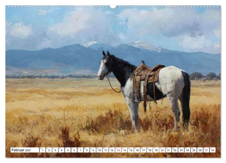 Produktbild: Western Horizonte (Wandkalender 2027 DIN A2 quer), CALVENDO Monatskalender