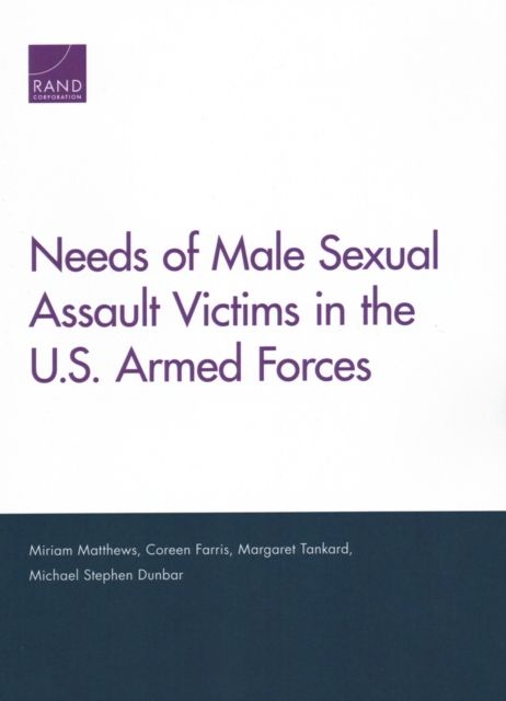 Produktbild: Needs of Male Sexual Assault Victims in the U.S. Armed Forces