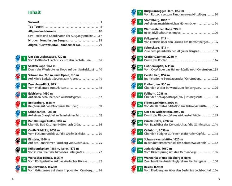 Produktbild: ROTHER Wanderbuch Wandern mit Hund Allg&auml;u. mit Tannheimer Tal und Kleinwalsertal. 40 Vierbeiner-Touren