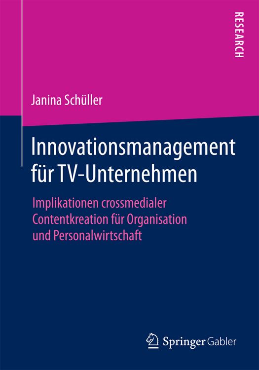 Produktbild: Innovationsmanagement f&uuml;r TV-Unternehmen