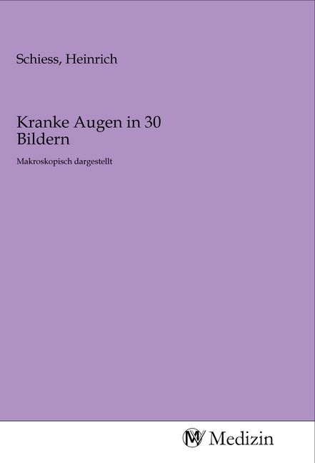Produktbild: Kranke Augen in 30 Bildern