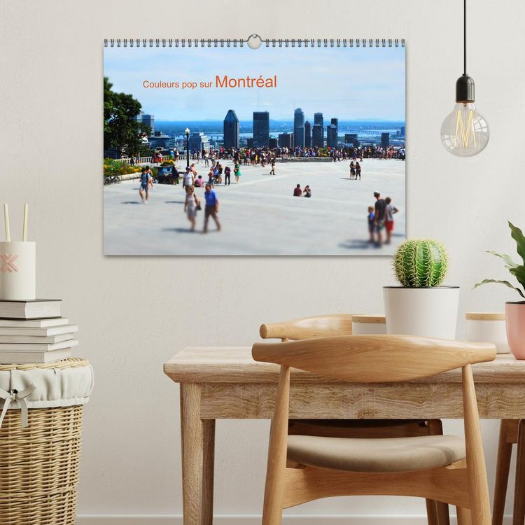 Produktbild: Couleurs pop sur Montr&eacute;al (Calendrier mural 2026 DIN A3 vertical), CALVENDO calendrier mensuel