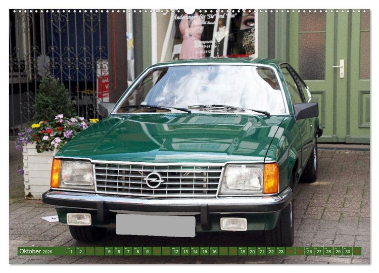 Produktbild: Opel Oldtimer mit dem Blitz (hochwertiger Premium Wandkalender 2026 DIN A2 quer), Kunstdruck in Hochglanz