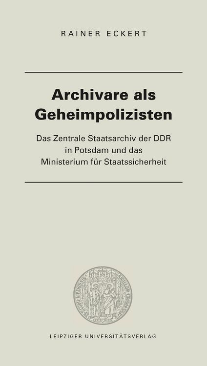 Produktbild: Archivare als Geheimpolizisten