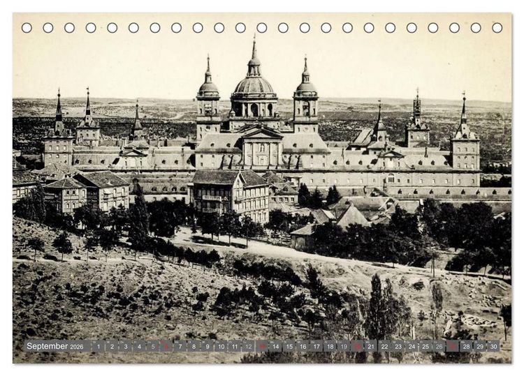 Produktbild: Erinnerungen an das alte Madrid (Tischkalender 2026 DIN A5 quer), CALVENDO Monatskalender