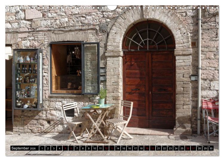 Produktbild: Assisi - Die Heimat des heiligen Franziskus und der heiligen Klara (Wandkalender 2026 DIN A3 quer), CALVENDO Monatskalender
