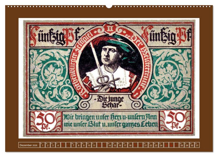 Produktbild: Gru&szlig; aus Rothenburg ob der Tauber (Wandkalender 2026 DIN A2 quer), CALVENDO Monatskalender