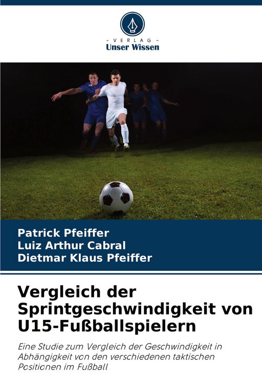 Produktbild: Vergleich der Sprintgeschwindigkeit von U15-Fu&szlig;ballspielern
