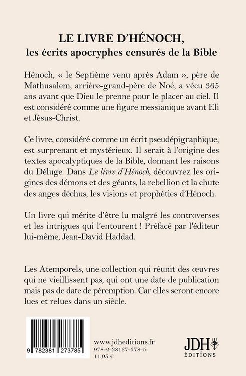 Produktbild: Le Livre d'H&eacute;noch ou l'apocryphe censur&eacute; de la Bible