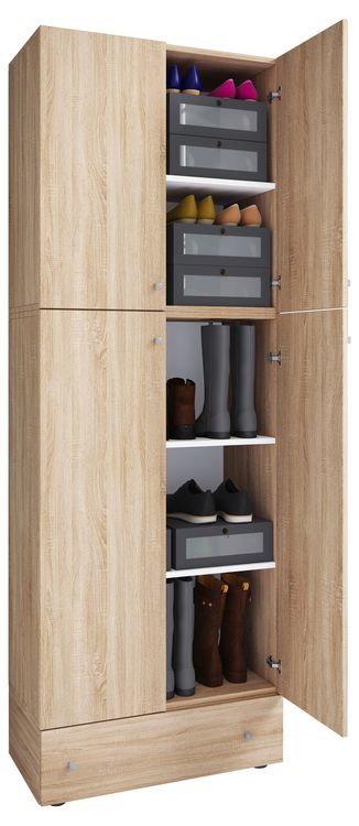 Produktbild: XXL Schuhschrank Kleiderschrank Schrank Lona 5f S