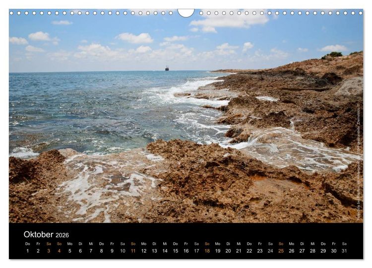 Produktbild: Zypern &ndash; Cyprus &ndash; Kypros (Wandkalender 2026 DIN A3 quer), CALVENDO Monatskalender