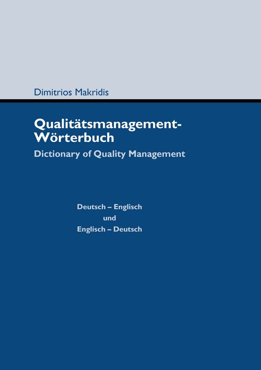 Produktbild: Qualit&auml;tsmanagement-W&ouml;rterbuch