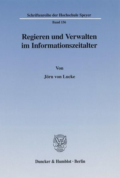 Produktbild: Regieren und Verwalten im Informationszeitalter.