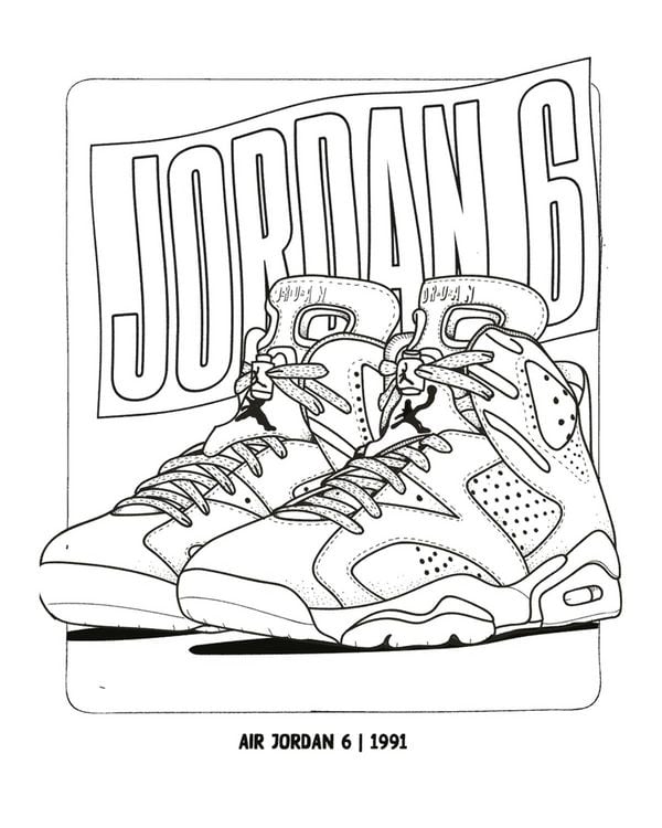 Sneaker Coloring Book