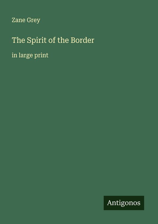 Produktbild: The Spirit of the Border
