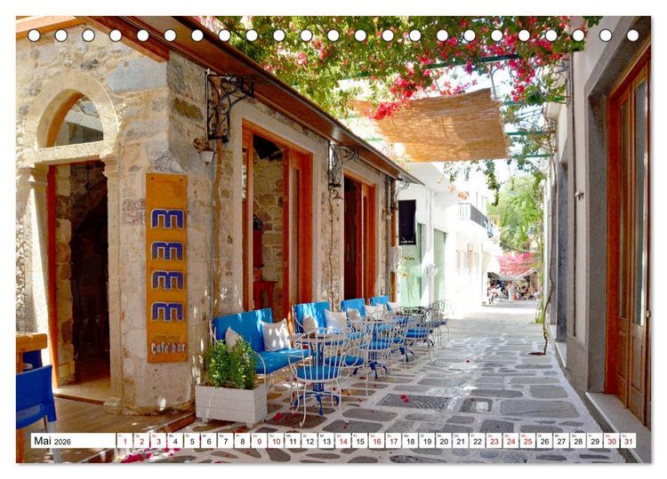 Produktbild: Griechische Insel Kos (Tischkalender 2026 DIN A5 quer), CALVENDO Monatskalender
