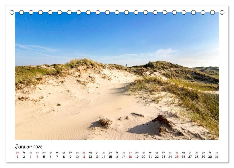 Produktbild: Norderney. Meine ostfriesische Insel (Tischkalender 2026 DIN A5 quer), CALVENDO Monatskalender