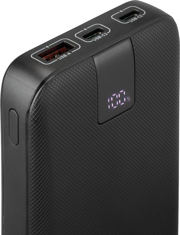 Produktbild: HAMA Ladeger&auml;t Powerbank PD 20, schwarz