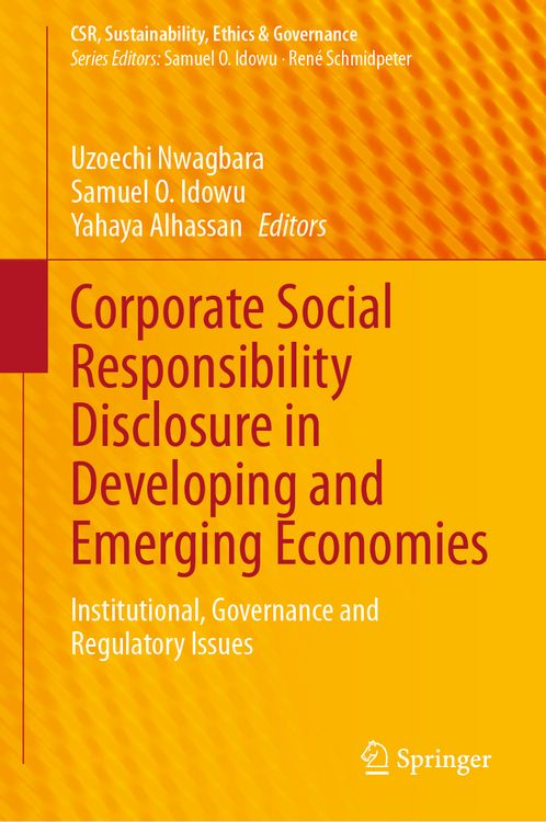 Produktbild: Corporate Social Responsibility Disclosure in Developing and Emerging Economies