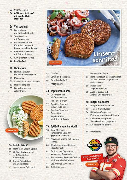 Produktbild: Tefal OptiGrill Magazin: So leicht geht lecker - Gro&szlig;es EM-Special