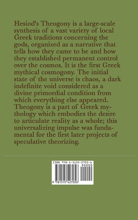 Produktbild: The Theogony