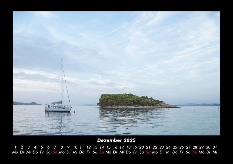Produktbild: Boote 2025 Fotokalender DIN A3