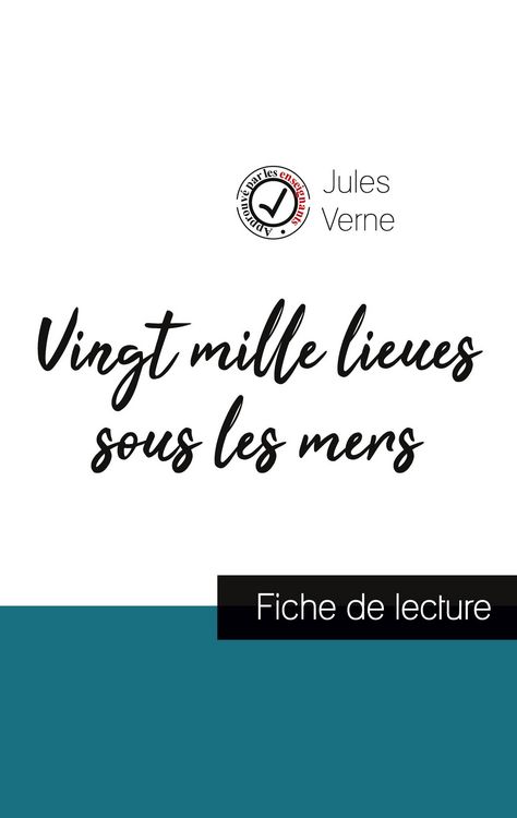 Produktbild: Vingt mille lieux sous les mers de Jules Verne (fiche de lecture et analyse compl&egrave;te de l'oeuvre)