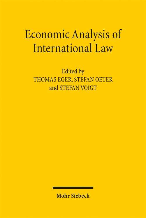 Produktbild: Economic Analysis of International Law