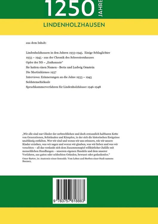 Produktbild: Lindenholzhausen 1933 - 1945
