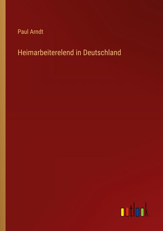 Produktbild: Heimarbeiterelend in Deutschland
