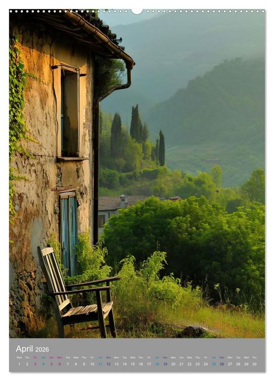 Produktbild: Chairscape (Wall Calendar 2026 DIN A2 portrait), CALVENDO 12 Month Wall Calendar